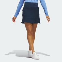 ADIDAS WOMEN'S FRILL GOLF SKORT - Collegiate Navy