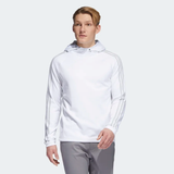 ADIDAS MEN'S 3-STRIPES COLD.RDY GOLF HOODIE JACKET - WHITE