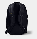 UNDER ARMOUR Gameday 2.0 Backpack Bag - Black / Metallic Gold Luster