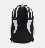 UNDER ARMOUR Hustle 5.0 Backpack - White/Black