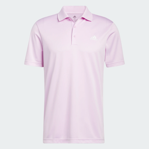 ADIDAS MEN'S PERFORMANCE LC GOLF POLO SHIRT - BLISS LILAC