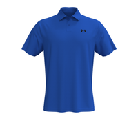 UNDER ARMOUR MEN'S T2G GOLF POLO - VERSA BLUE / BLACK