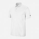 NIKE MEN'S DRI-FIT SOLID VICTORY GOLF POLO SHIRT - WHITE