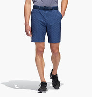 ADIDAS MEN'S Ultimate365 Nine-Inch Printed Golf Shorts - Collegiate Navy/White