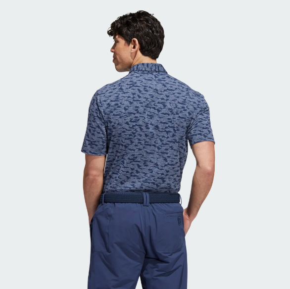 ADIDAS MEN'S COURSE MAP GOLF POLO SHIRT - COLLEGIATE NAVY / CREW NAVY ...
