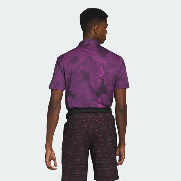 Adidas purple golf shirt discount