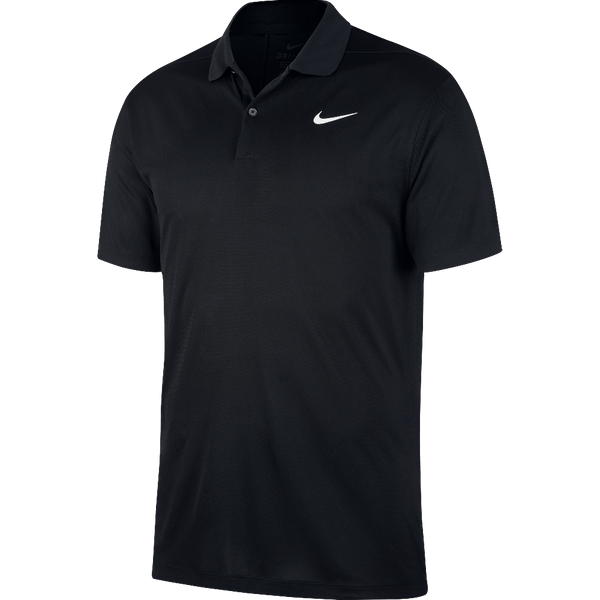 NIKE MEN S DRI FIT VICTORY GOLF POLO SHIRT BLACK Pin High UAE