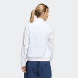 ADIDAS WOMEN'S BOMBER GOLF JACKET - WHITE