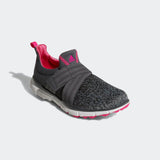 ADIDAS WOMEN'S CLIMACOOL KNIT GOLF SHOES - GREY FIVE / GREY FOUR / SHOCK PINK