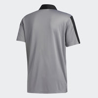 ADIDAS MEN'S BOLD BRAND GOLF POLO - GRETHR/BLACK