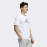 ADIDAS MEN'S GOLF TEE - WHITE