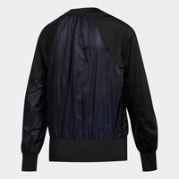 ADIDAS WOMEN'S FULL ZIP GOLF JACKET - BLACK