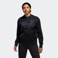 ADIDAS WOMEN'S FULL ZIP GOLF JACKET - BLACK