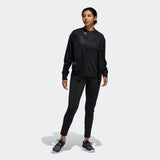 ADIDAS WOMEN'S FULL ZIP GOLF JACKET - BLACK