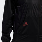 ADIDAS WOMEN'S FULL ZIP GOLF JACKET - BLACK