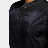 ADIDAS WOMEN'S FULL ZIP GOLF JACKET - BLACK