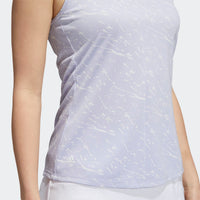 ADIDAS WOMEN'S PRIMEBLUE SLEEVELESS GOLF POLO SHIRT