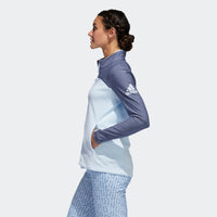 ADIDAS WOMEN'S GO-TO GOLF JACKET - SKY TINT / TECH INDIGO