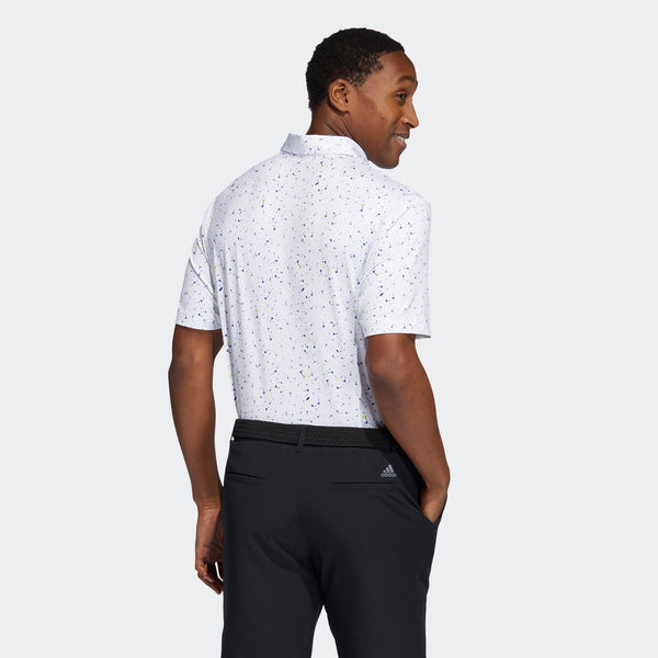 ADIDAS MEN'S FLAG PRINT GOLF POLO PULLIM/LPURPL/LEGIND Pin High UAE