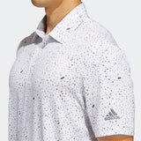 ADIDAS MEN'S FLAG PRINT GOLF POLO - GREFOU/HEMP/GRETWO
