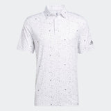 ADIDAS MEN'S FLAG PRINT GOLF POLO - GREFOU/HEMP/GRETWO