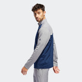 ADIDAS MEN'S MIDWEIGHT NOVELTY LAYERING GOLF TOP - COLLEGIATE NAVY / GREY THREE