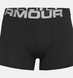 Under Armour Men's Charged Cotton 3" Boxerjock – 3-Pack - Black