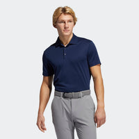 ADIDAS MEN'S PERFORMANCE PRIMEGREEN GOLF POLO SHIRT - COLLEGIATE NAVY