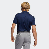 ADIDAS MEN'S PERFORMANCE PRIMEGREEN GOLF POLO SHIRT - COLLEGIATE NAVY