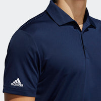 ADIDAS MEN'S PERFORMANCE PRIMEGREEN GOLF POLO SHIRT - COLLEGIATE NAVY