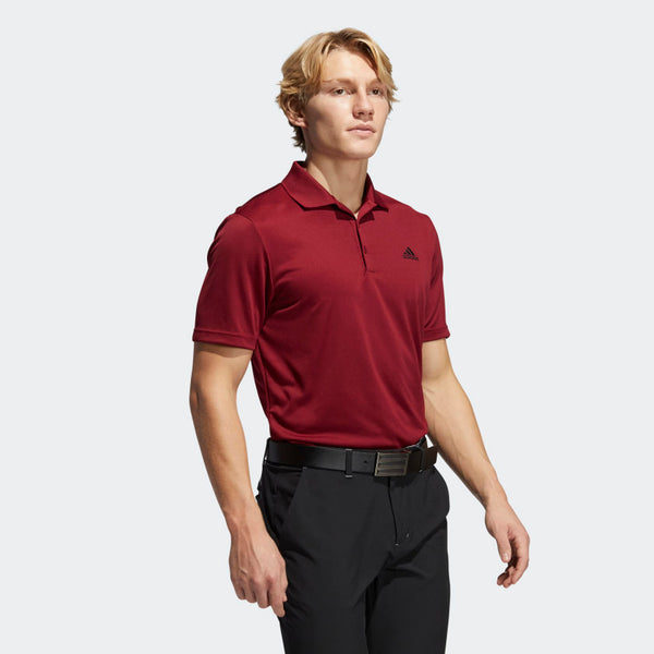 ADIDAS MEN S PERFORMANCE PRIMEGREEN GOLF POLO SHIRT Collegiate Burgu Pin High UAE