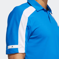 ADIDAS MEN'S SPORT HEAT.RDY GOLF POLO SHIRT - GLOW BLUE