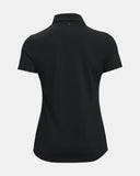 UNDER ARMOUR MEN'S WOMEN'S ZINGER SHORT SLEEVE GOLF POLO - BLACK