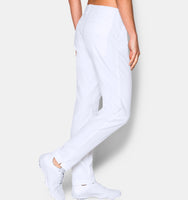 UNDER ARMOUR WOMEN'S LINKS GOLF PANTS -  WHITE