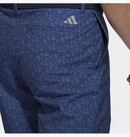 ADIDAS MEN'S Ultimate365 Nine-Inch Printed Golf Shorts - Collegiate Navy/White