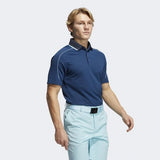 ADIDAS MEN'S NO SHOW GOLF POLO SHIRT - NIGHT NAVY / NIGHT MARINE