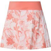 ADIDAS WOMEN'S FLORAL 15-INCH SKORT - CORAL FUSION
