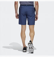 ADIDAS MEN'S Ultimate365 Nine-Inch Printed Golf Shorts - Collegiate Navy/White