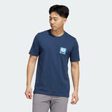 ADIDAS MEN'S CORE GOLF T-SHIRT - CREW NAVY