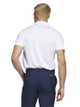 ADIDAS MEN'S Chest-Print Golf Polo Shirt - White