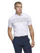 ADIDAS MEN'S Chest-Print Golf Polo Shirt - White