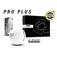 VICE PRO PLUS GOLF BALLS - WHITE (3 DOZEN)