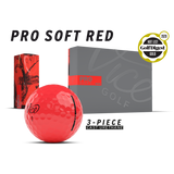 VICE PRO SOFT GOLF BALLS - NEON RED (3 DOZEN)